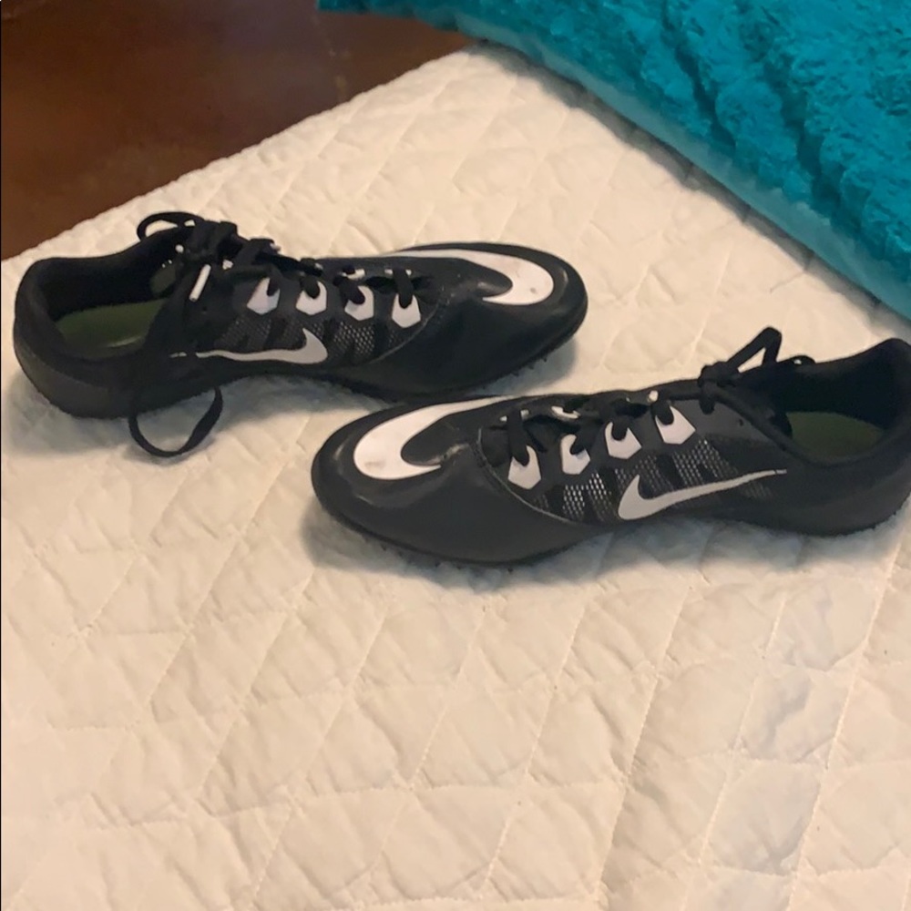 Nike track spikes.